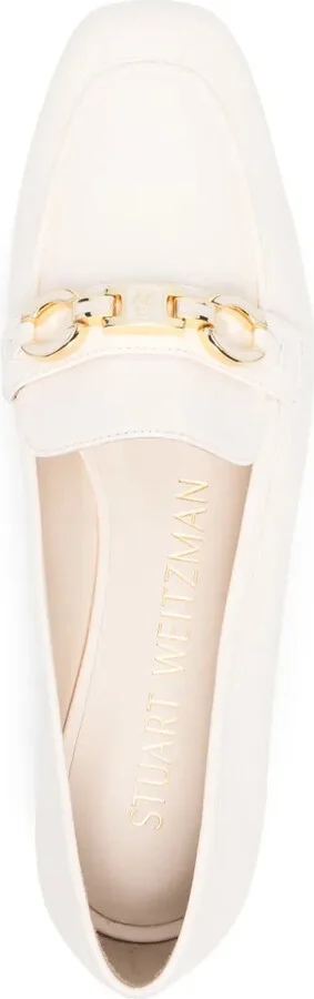 Logo-Plaque Leather Loafers - Image 4