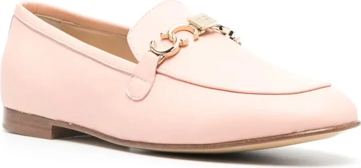 Logo Plaque Leather Loafers - Image 2