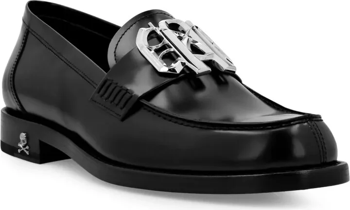Logo-Plaque Leather Loafers - Image 2