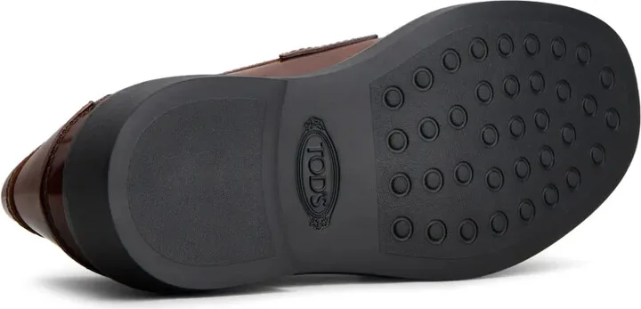 Logo-Plaque Leather Loafers - Image 4