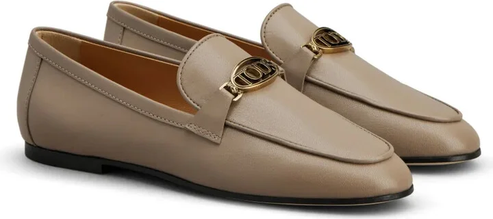Logo-Plaque Leather Loafers - Image 2