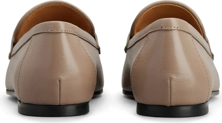 Logo-Plaque Leather Loafers - Image 3