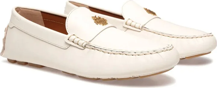 Logo-Plaque Leather Loafers - Image 2