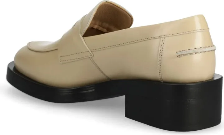 Logo-Plaque Leather Loafers - Image 3