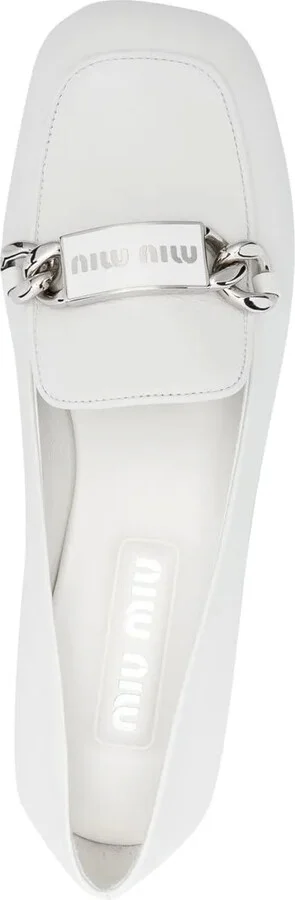 Logo-Plaque Leather Loafers - Image 4