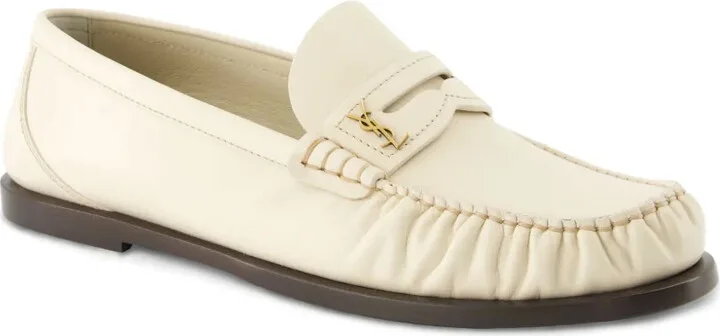 Logo-Plaque Leather Loafers - Image 2