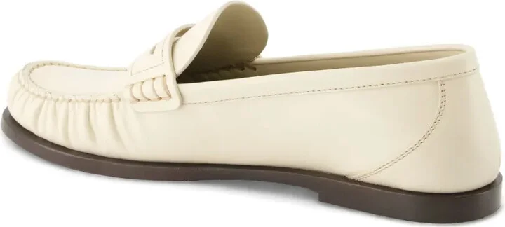 Logo-Plaque Leather Loafers - Image 3