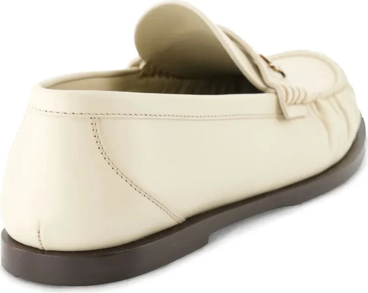 Logo-Plaque Leather Loafers - Image 4