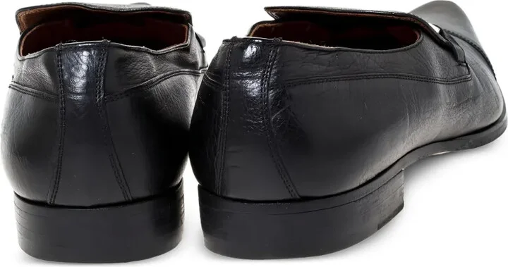 Logo-Plaque Leather Loafers - Image 4