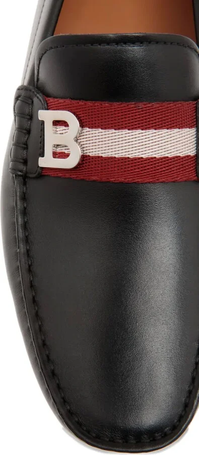 Logo-Plaque Leather Loafers - Image 5