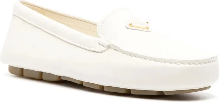 Logo-Plaque Leather Loafers - Image 2