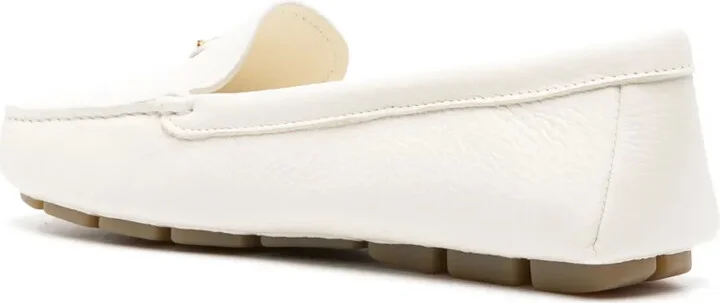 Logo-Plaque Leather Loafers - Image 3