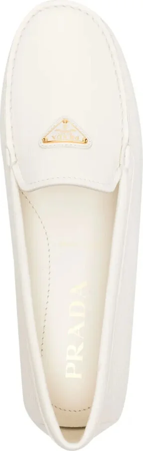 Logo-Plaque Leather Loafers - Image 4