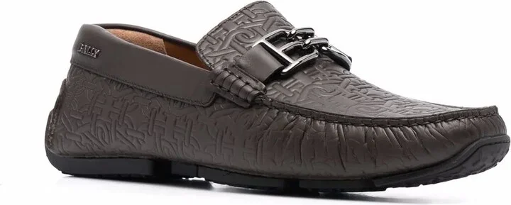 Logo-Plaque Leather Loafers - Image 2