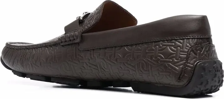 Logo-Plaque Leather Loafers - Image 3
