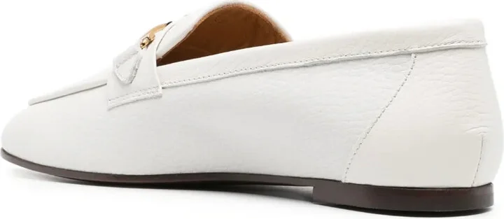Logo-Plaque Leather Loafers - Image 3