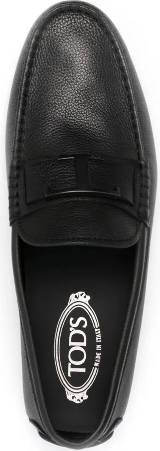 Logo-Plaque Leather Loafers - Image 4
