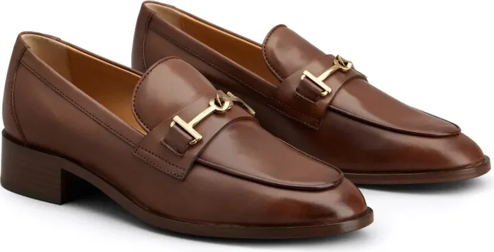 Logo-Plaque Leather Loafers - Image 2
