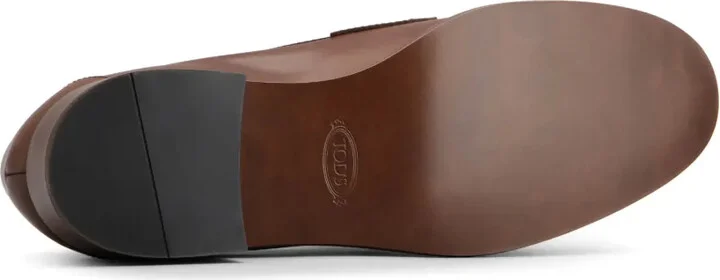 Logo-Plaque Leather Loafers - Image 4