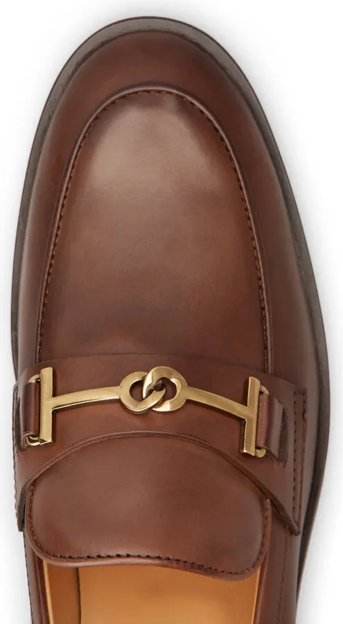 Logo-Plaque Leather Loafers - Image 5
