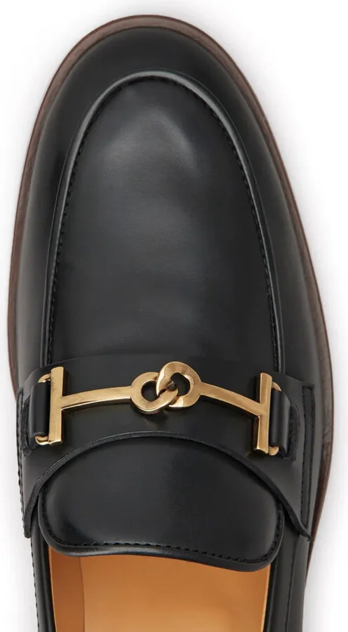 Logo-Plaque Leather Loafers - Image 5