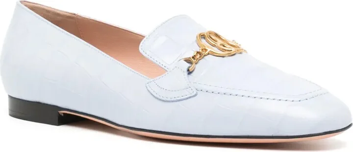 Logo-Plaque Leather Loafers - Image 2