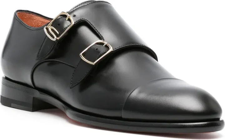 Logo-Plaque Leather Loafers - Image 2