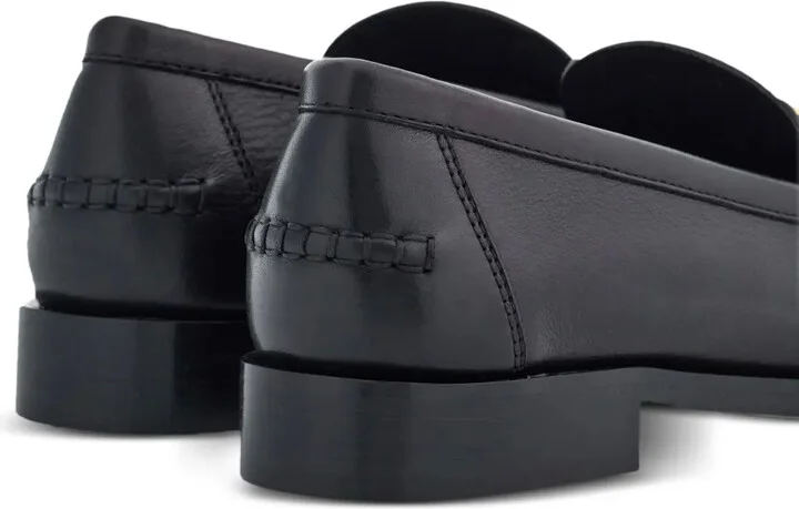 Logo-Plaque Leather Loafers - Image 3