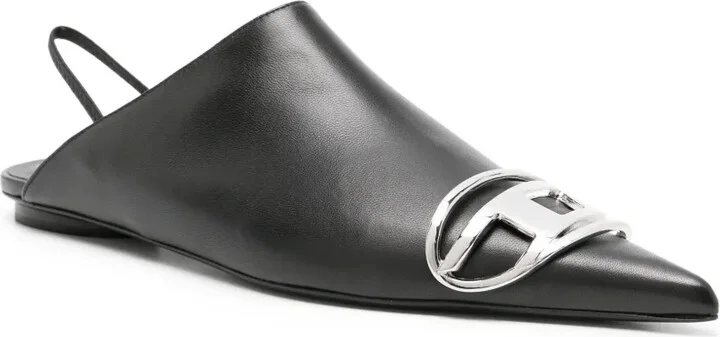 Logo-Plaque Leather Pumps - Image 2