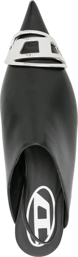 Logo-Plaque Leather Pumps - Image 4