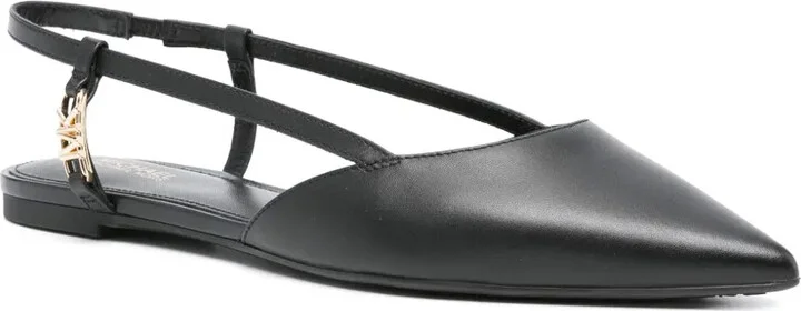 Logo-Plaque Leather Pumps - Image 2
