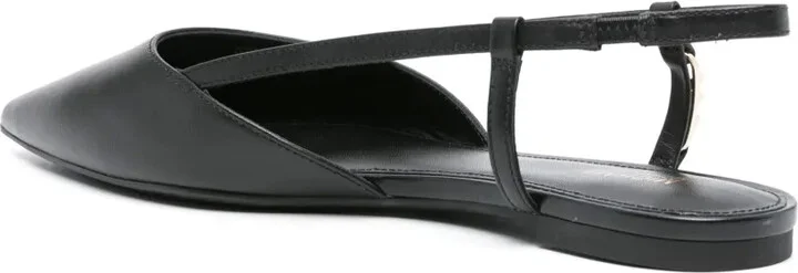 Logo-Plaque Leather Pumps - Image 3