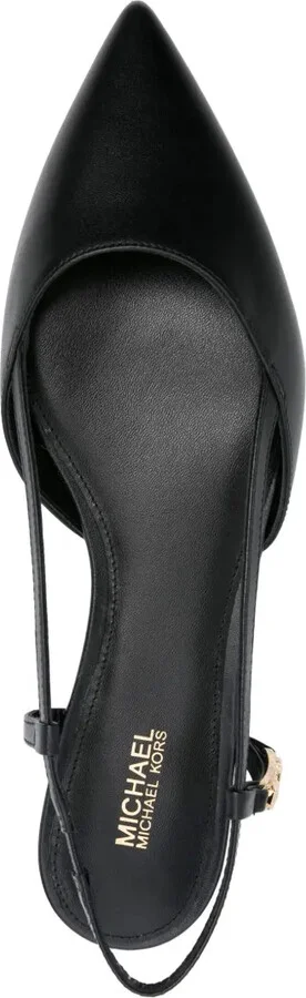 Logo-Plaque Leather Pumps - Image 4