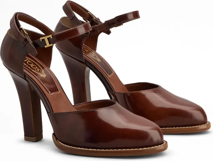 Logo-Plaque Leather Pumps - Image 2