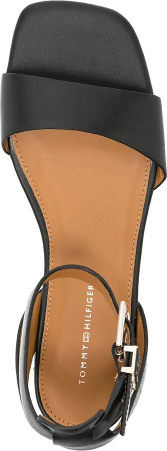 Logo-Plaque Leather Sandals - Image 4