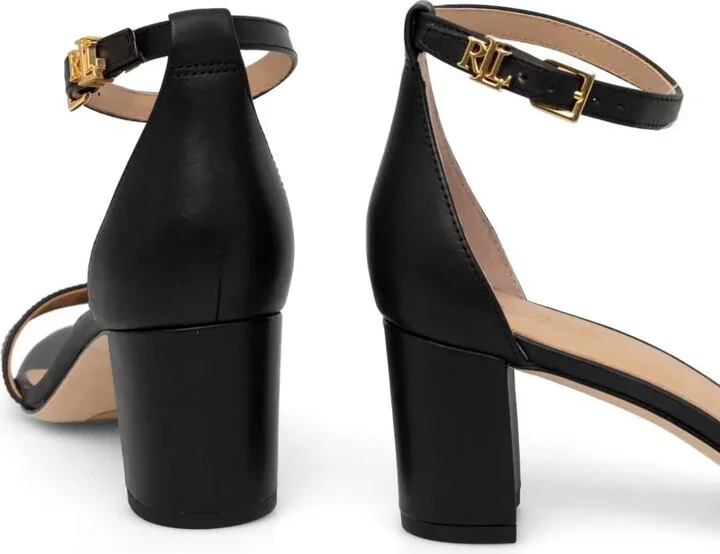 Logo-Plaque Leather Sandals - Image 3