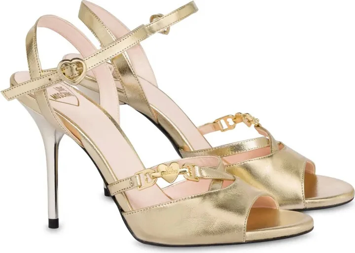 Logo-Plaque Leather Sandals - Image 2