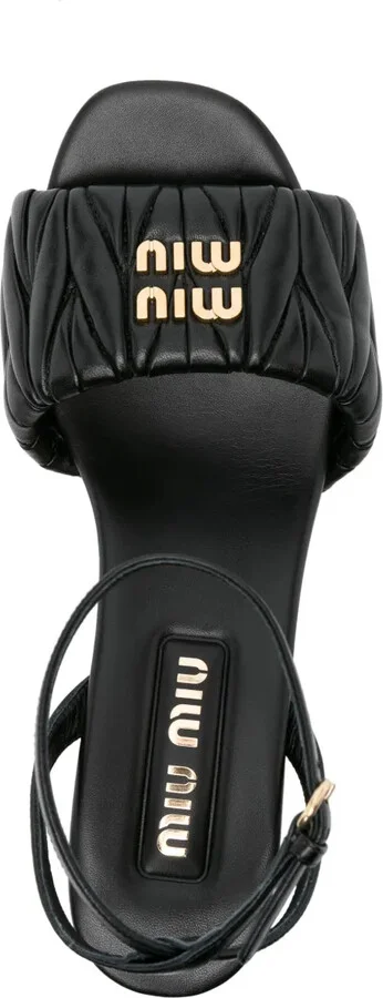 Logo-Plaque Leather Sandals - Image 4