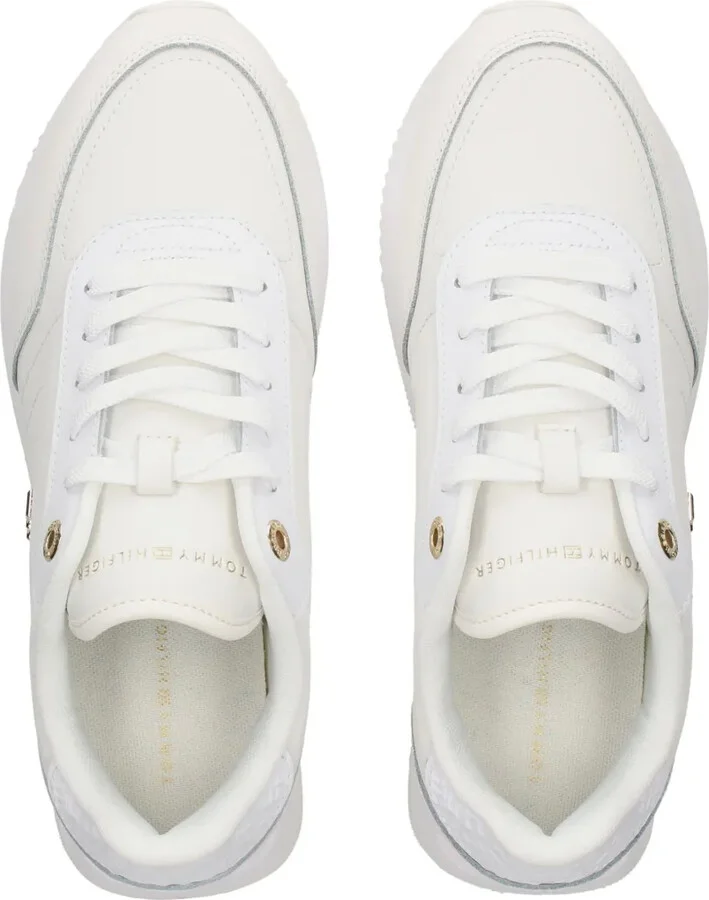 Logo-Plaque Leather Sneakers - Image 4