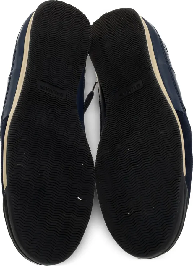 Logo-Plaque Leather Sneakers - Image 5
