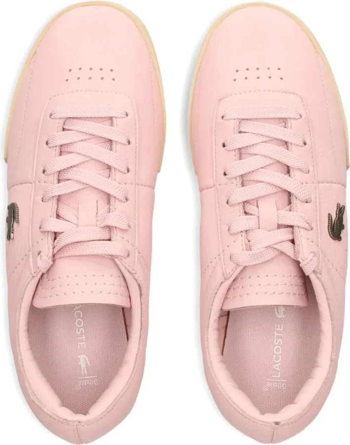 Logo-Plaque Leather Sneakers - Image 3