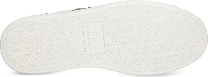 Logo-Plaque Leather Sneakers - Image 4