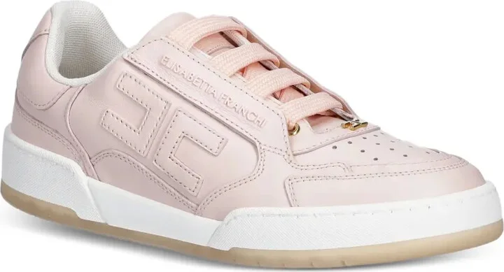 Logo-Plaque Leather Trainers - Image 2