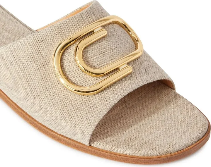 Logo-Plaque Linen Slides - Image 5