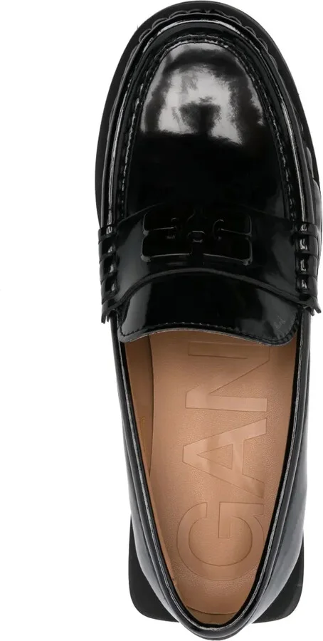 Logo-Plaque Loafers - Image 4