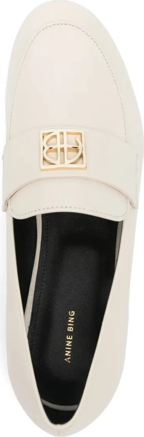 Logo Plaque Loafers - Image 4