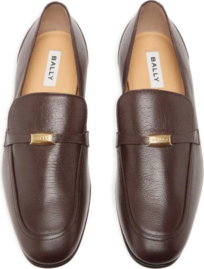 Logo-Plaque Loafers - Image 3