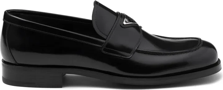 Logo Plaque Loafers