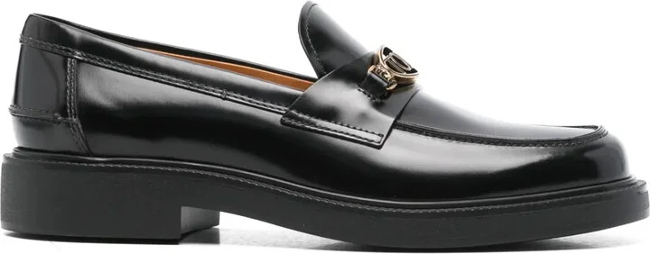 Logo-Plaque Loafers