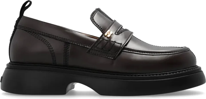 Logo-Plaque Loafers